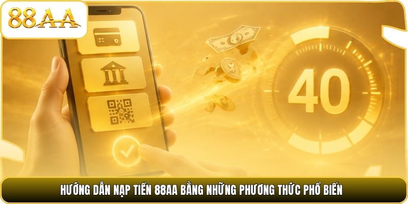 Hướng dẫn nạp tiền 88AA bằng những phương thức phổ biến